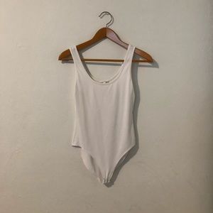Forever 21 Scoop Neck Bodysuit w/ Snap Closure